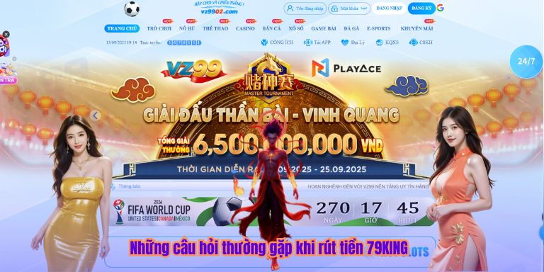 Những câu hỏi thường gặp khi rút tiền 79KING