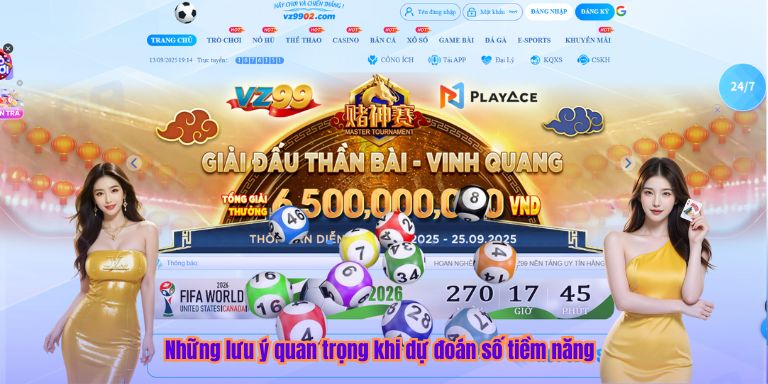 Những lưu ý quan trọng khi dự đoán số tiềm năng